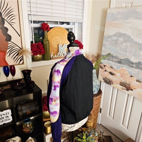 Reebok Vintage Retro Zip UP Windbreaker  Sz S Southwest Design Jacket - Picture 10 of 15